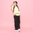 ピンク ラテ(PINK-latte)の袖リボンTシャツ【五分袖】【クロップド丈】7