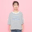 ピンク ラテ(PINK-latte)の袖リボンTシャツ【五分袖】【クロップド丈】13