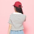 ピンク ラテ(PINK-latte)の短丈スッキパーポロボーダー6
