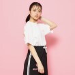 ピンク ラテ(PINK-latte)の【接触冷感】カレッジスプレーロゴTシャツ2