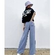 ピンク ラテ(PINK-latte)の【接触冷感】カレッジスプレーロゴTシャツ23