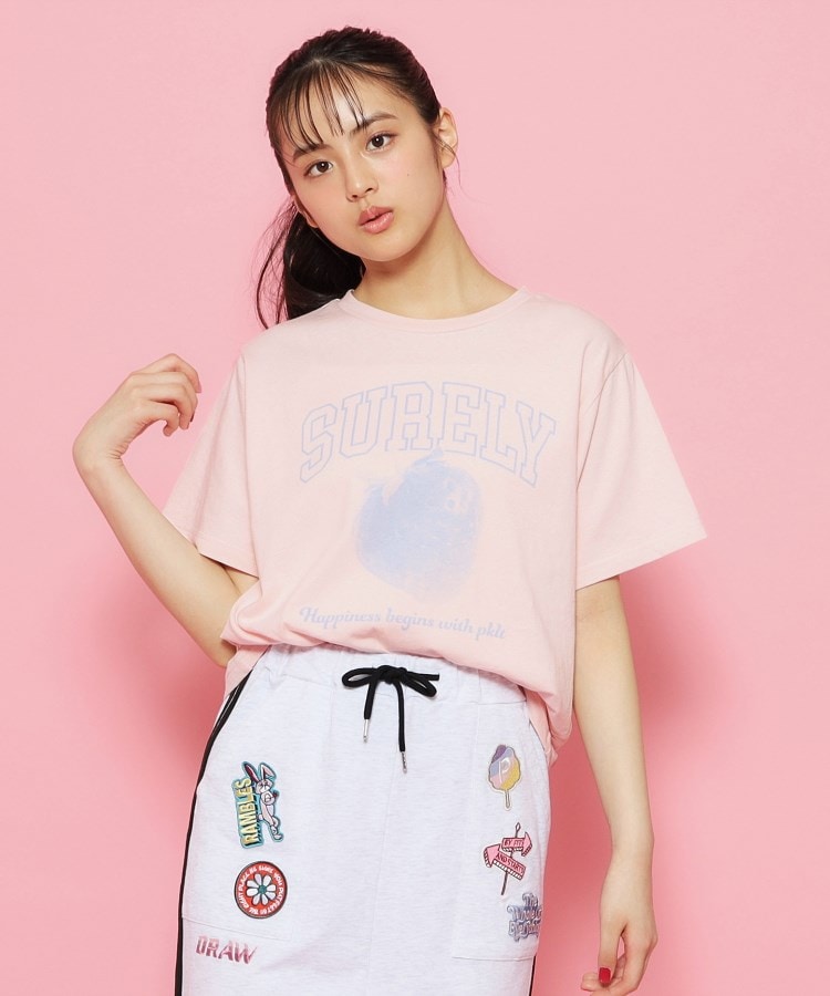 ピンク ラテ(PINK-latte)の【接触冷感】フルーツTシャツ13