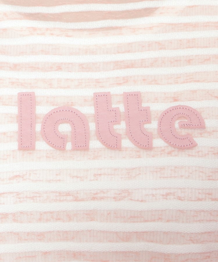 ピンク ラテ(PINK-latte)の【2点SET】シアーボーダーTシャツ＋インナータンクセットアイテム8
