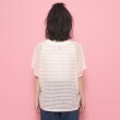 ピンク ラテ(PINK-latte)の【2点SET】シアーボーダーTシャツ＋インナータンクセットアイテム15