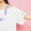 ピンク ラテ(PINK-latte)のリボンショルダーチュニックTシャツ18