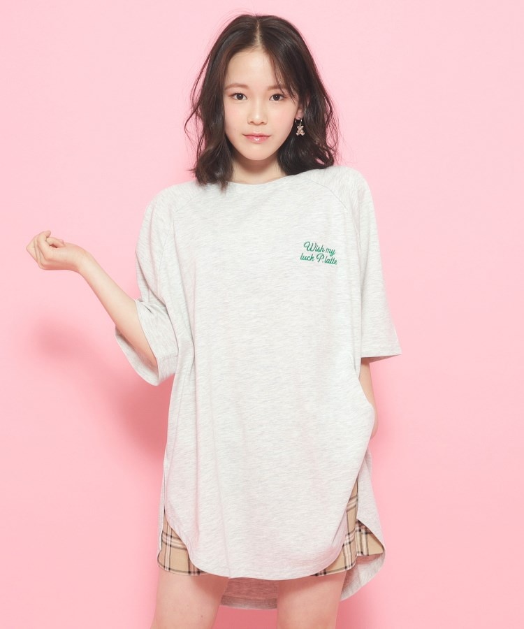 ピンク ラテ(PINK-latte)の【バックポイントあり!】チュニックTシャツ9