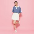 ピンク ラテ(PINK-latte)の【130cmあり】リボンディテールカーゴスカート3