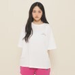 ピンク ラテ(PINK-latte)の【130cmあり】クマちゃんTシャツ ホワイト(001)
