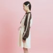 ピンク ラテ(PINK-latte)のドローコード付きジャージワンピース2