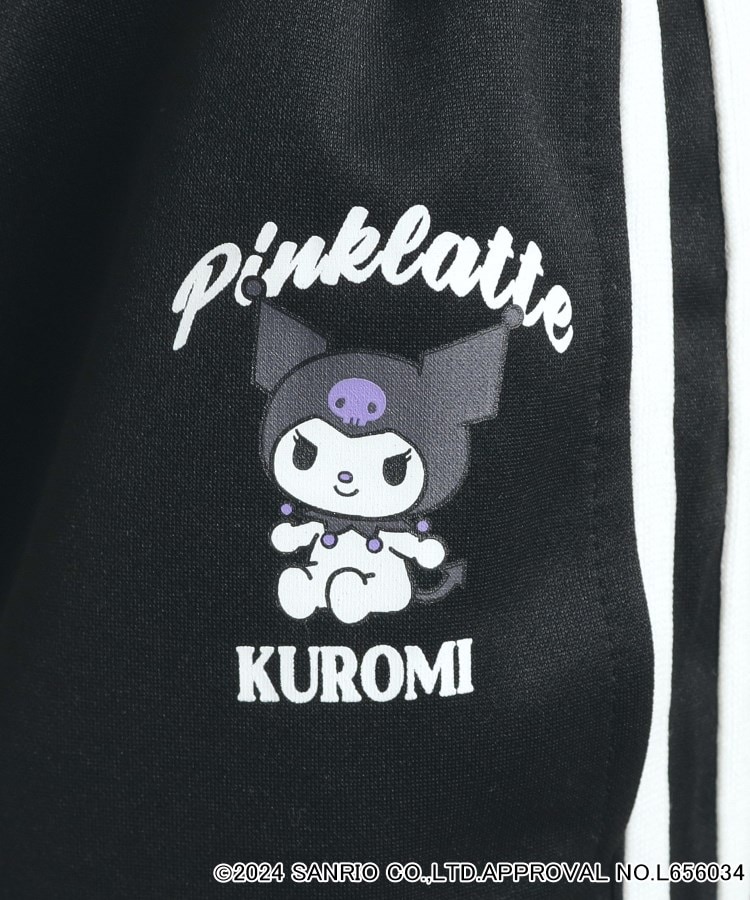 ピンク ラテ(PINK-latte)の【サンリオキャラクターズコラボ】サイドラインパンツ10