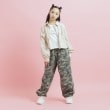 ピンク ラテ(PINK-latte)のゆったりシルエットのカーゴパンツ19