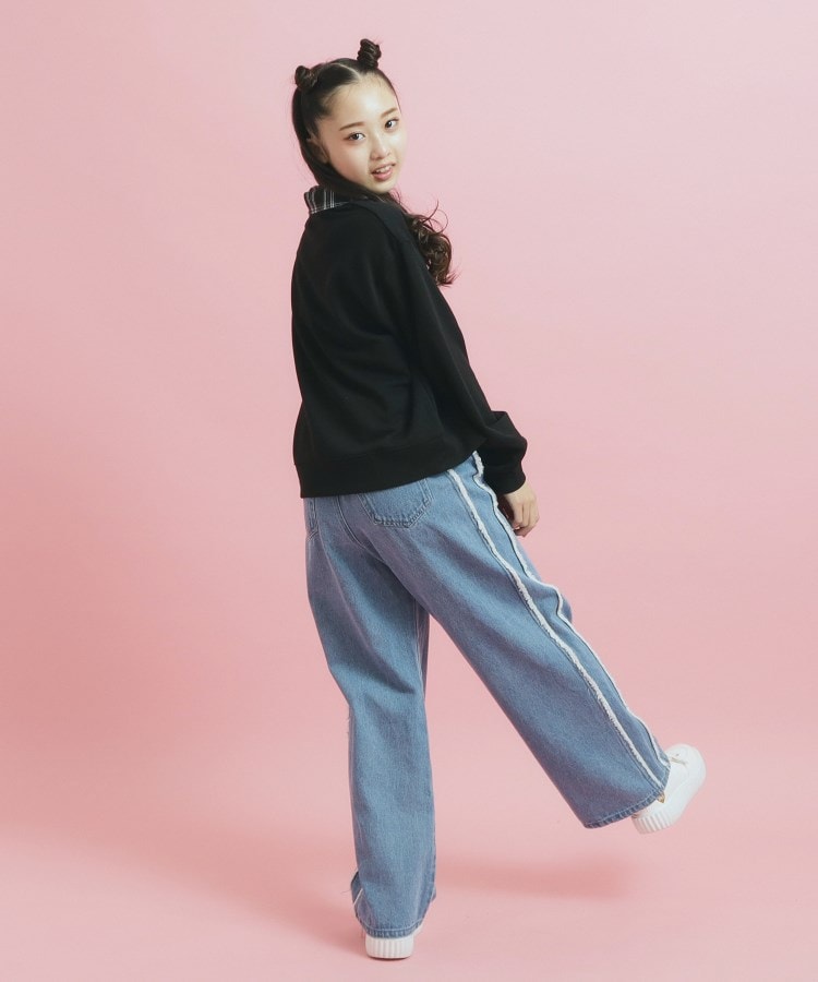 ピンク ラテ(PINK-latte)の衿付きナンバリングスウェット15