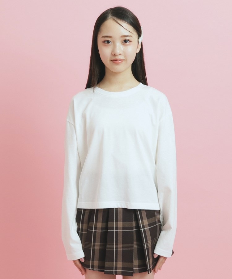 ピンク ラテ(PINK-latte)のドロストニット＆ロングＴシャツセット8