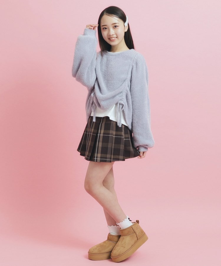 ドロストニット＆ロングTシャツセット（ニット/セーター