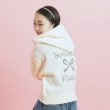 ピンク ラテ(PINK-latte)のクロップドリボン刺繍パーカ8