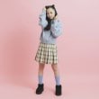 ピンク ラテ(PINK-latte)のクロップドリボン刺繍パーカ13