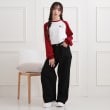 ピンク ラテ(PINK-latte)のタックワイドストレートデニム11