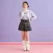 ピンク ラテ(PINK-latte)のベルト付きプリーツスカート9