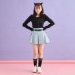 ピンク ラテ(PINK-latte)のベルト付きプリーツスカート17