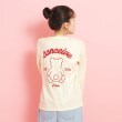 ピンク ラテ(PINK-latte)の【定番】クマちゃんロンT ライトベージュ(051)
