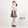 ピンク ラテ(PINK-latte)のデニム裾プリーツスカート14
