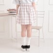 ピンク ラテ(PINK-latte)のインパンプリーツチェックスカート3