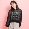 ピンク ラテ(PINK-latte)の【セットアイテム】ナンバリングメッシュ＋ロンT12