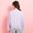 ピンク ラテ(PINK-latte)のミニ裏毛 チュールスウェット3