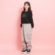 ピンク ラテ(PINK-latte)のミニ裏毛 チュールスウェット13
