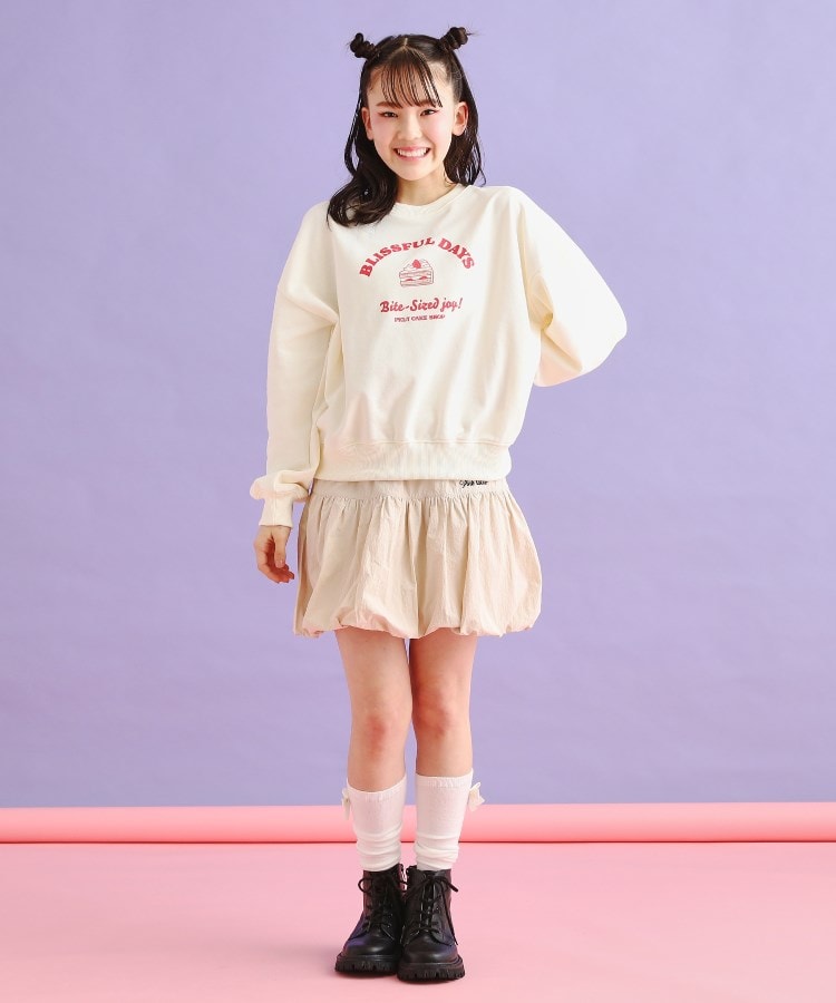 ピンク ラテ(PINK-latte)の裏毛スウィーツプルオーバー8