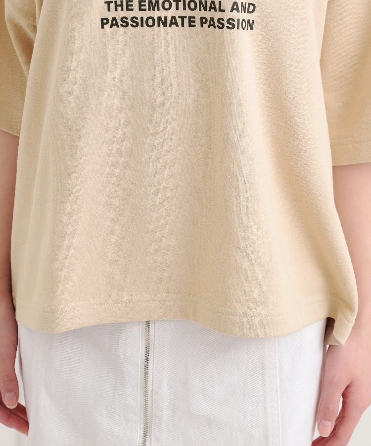 ピンク ラテ(PINK-latte)のミニ裏デザインアップリケTシャツ7