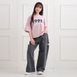 ピンク ラテ(PINK-latte)のミニ裏デザインアップリケTシャツ21
