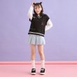 ピンク ラテ(PINK-latte)の【SETアイテム】手書き風ニットベスト＋ロンTセット13