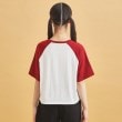 ピンク ラテ(PINK-latte)のスプレー星ラグランTシャツ3