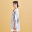 ピンク ラテ(PINK-latte)のハーフジップ衿付きTシャツ2