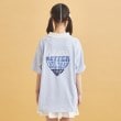 ピンク ラテ(PINK-latte)のハーフジップ衿付きTシャツ3