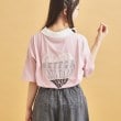 ピンク ラテ(PINK-latte)のハーフジップ衿付きTシャツ15