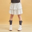 ピンク ラテ(PINK-latte)のリボンティアードスカート アイボリー(404)