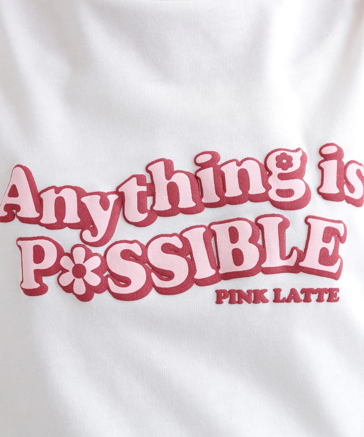 ピンク ラテ(PINK-latte)のロゴ発砲プリントロンT10