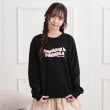 ピンク ラテ(PINK-latte)のロゴ発砲プリントロンT ブラック(019)