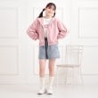 ピンク ラテ(PINK-latte)のフード付きジップパーカ23