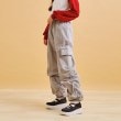 ピンク ラテ(PINK-latte)のシャーリングカーゴパンツ9