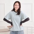 ピンク ラテ(PINK-latte)のクマちゃん半袖Tシャツ ブルー(091)
