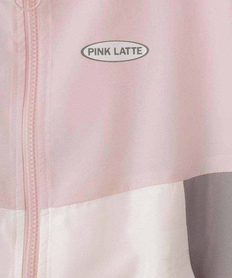 ピンク ラテ(PINK-latte)の配色切替ブルゾン13