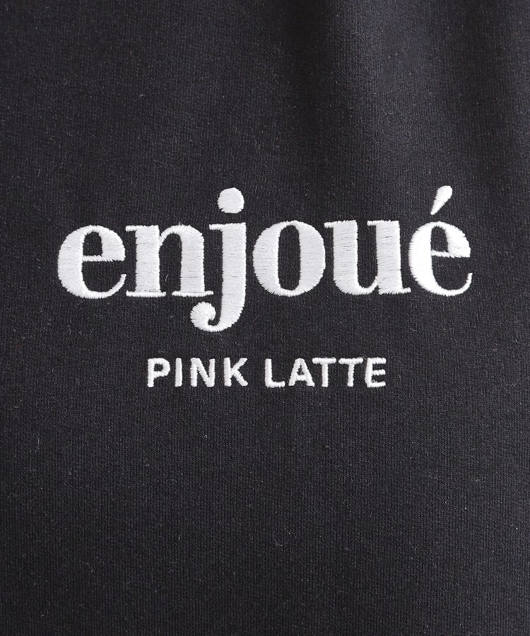 ピンク ラテ(PINK-latte)のミニ裏レースパーカワンピース15