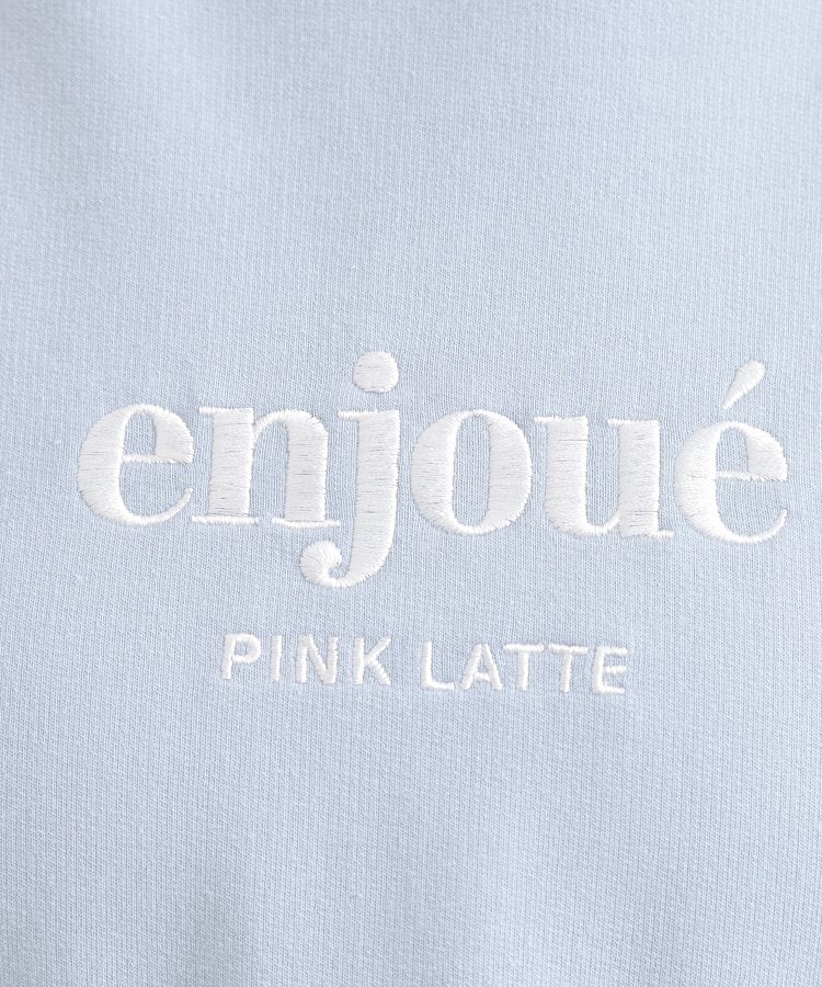 ピンク ラテ(PINK-latte)のミニ裏レースパーカワンピース19