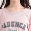ピンク ラテ(PINK-latte)のカレッジプリントTシャツ4