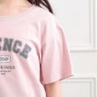 ピンク ラテ(PINK-latte)のカレッジプリントTシャツ5