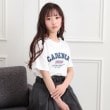 ピンク ラテ(PINK-latte)のカレッジプリントTシャツ7