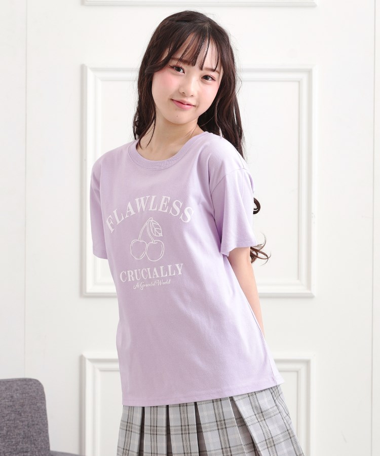 ピンク ラテ(PINK-latte)のチェリーモチーフTシャツ15